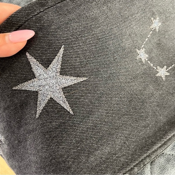 GRLFRND Jeans Women 26 Skinny Karolina Star Embroidered constellation B6 - Picture 14 of 14
